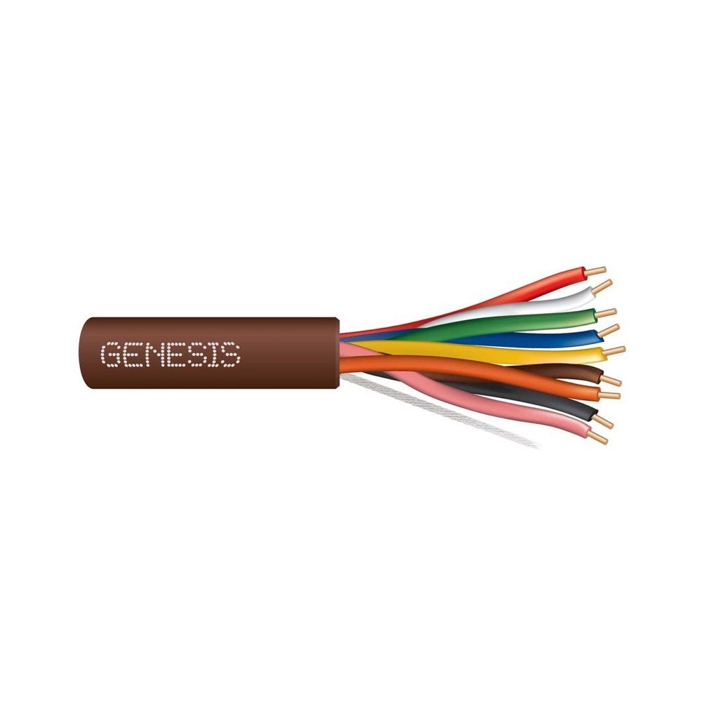 Cable 18 sólido 9/C Cobre T-STAT CL2 Café GEN 250 pies