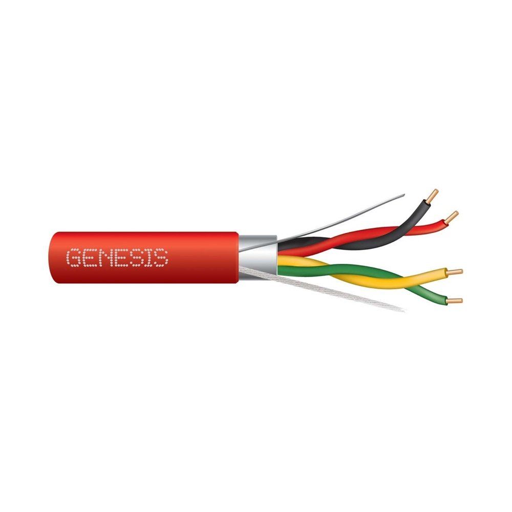 Cable 16/2 PAIR sólido Cobre OAS FPLP NYC PVDF Rojo GEN 1000 pies