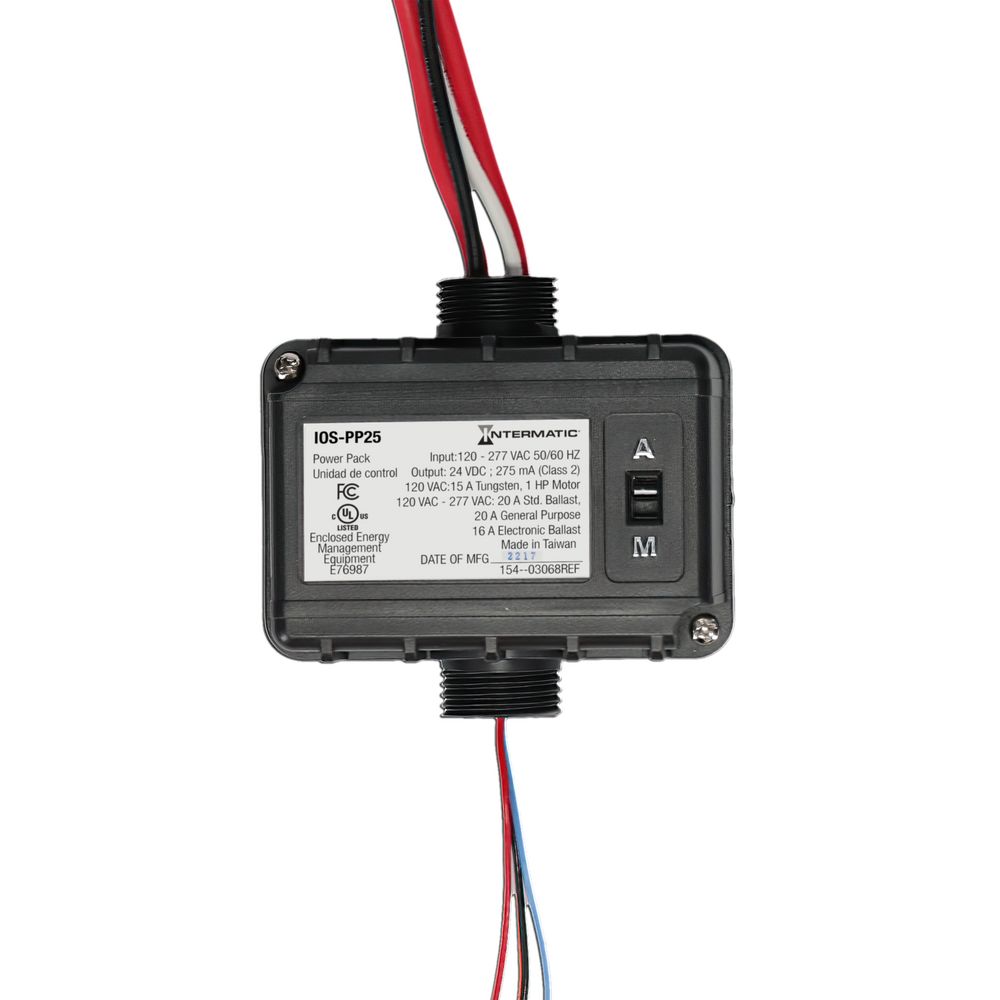 IOS-PP25 — Fuente de alimentación (power pack) de bajo voltaje automático/manual, grado comercial