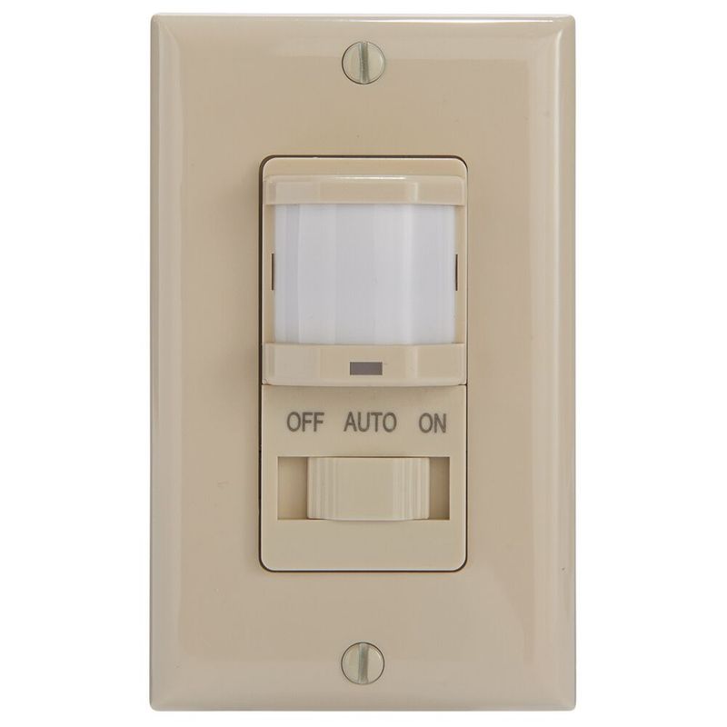 IOS-DSIF-IV — Sensor de ocupación PIR de pared, residencial, marfil