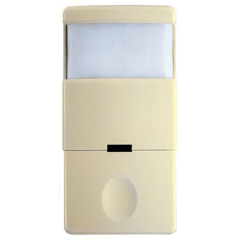 IOS-DOV-NL-IV — Sensor de ocupación/desocupación PIR de pared con luz nocturna, grado comercial, marfil