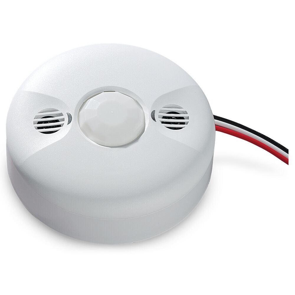 IOS-CMP-DT-U — Sensor de ocupación de doble tecnología para montaje en techo, voltaje de línea, grado comercial, blanco