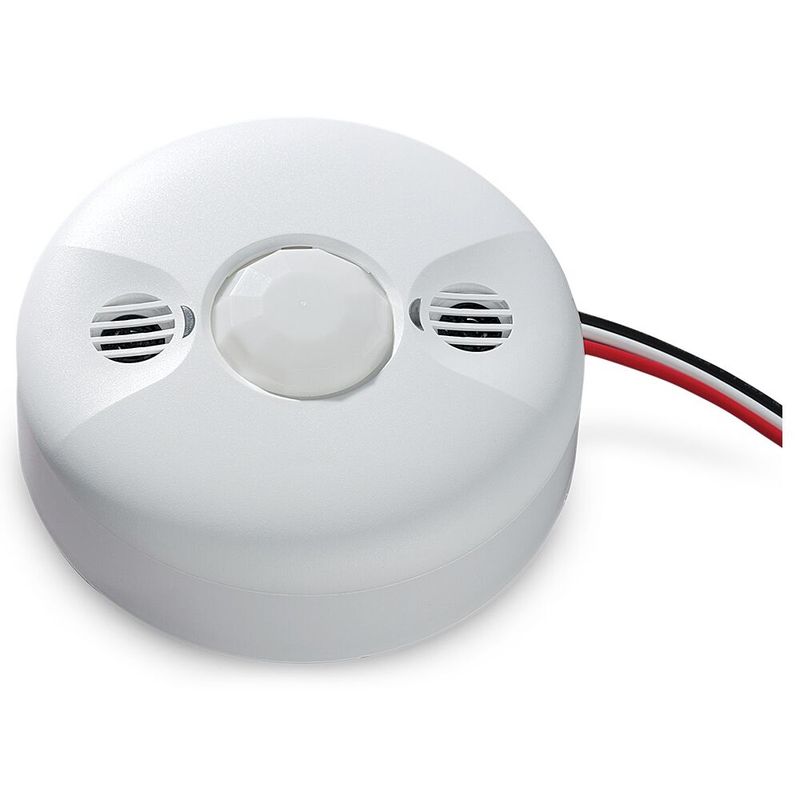 IOS-CMP-DT-U — Sensor de ocupación de doble tecnología para montaje en techo, voltaje de línea, grado comercial, blanco