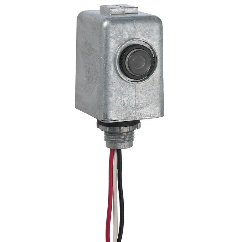 EK4436SM — Fotocelda electrónica de montaje en vástago metálico NightFox™, 120-277 V