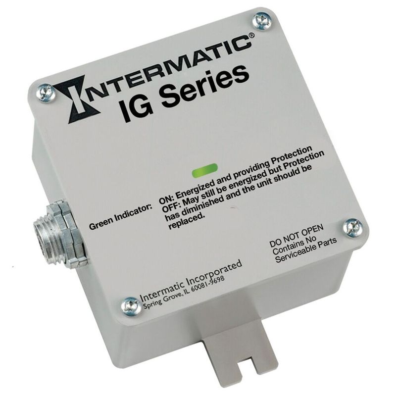 IG1200RC3 — Supresor de sobretensiones, 3 modos, 120/240 V CA monofásico, Tipo 1 o Tipo 2, plástico para exterior, garantía de equipo conectado de 3 años por $7,500
