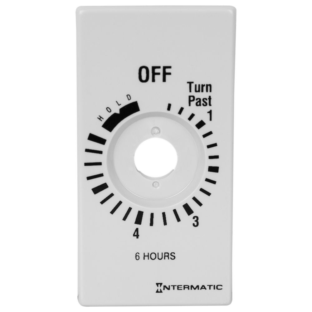 148FD5060 — Placa para temporizador de 6 h con función HOLD (retención), blanco (FD6HHW)
