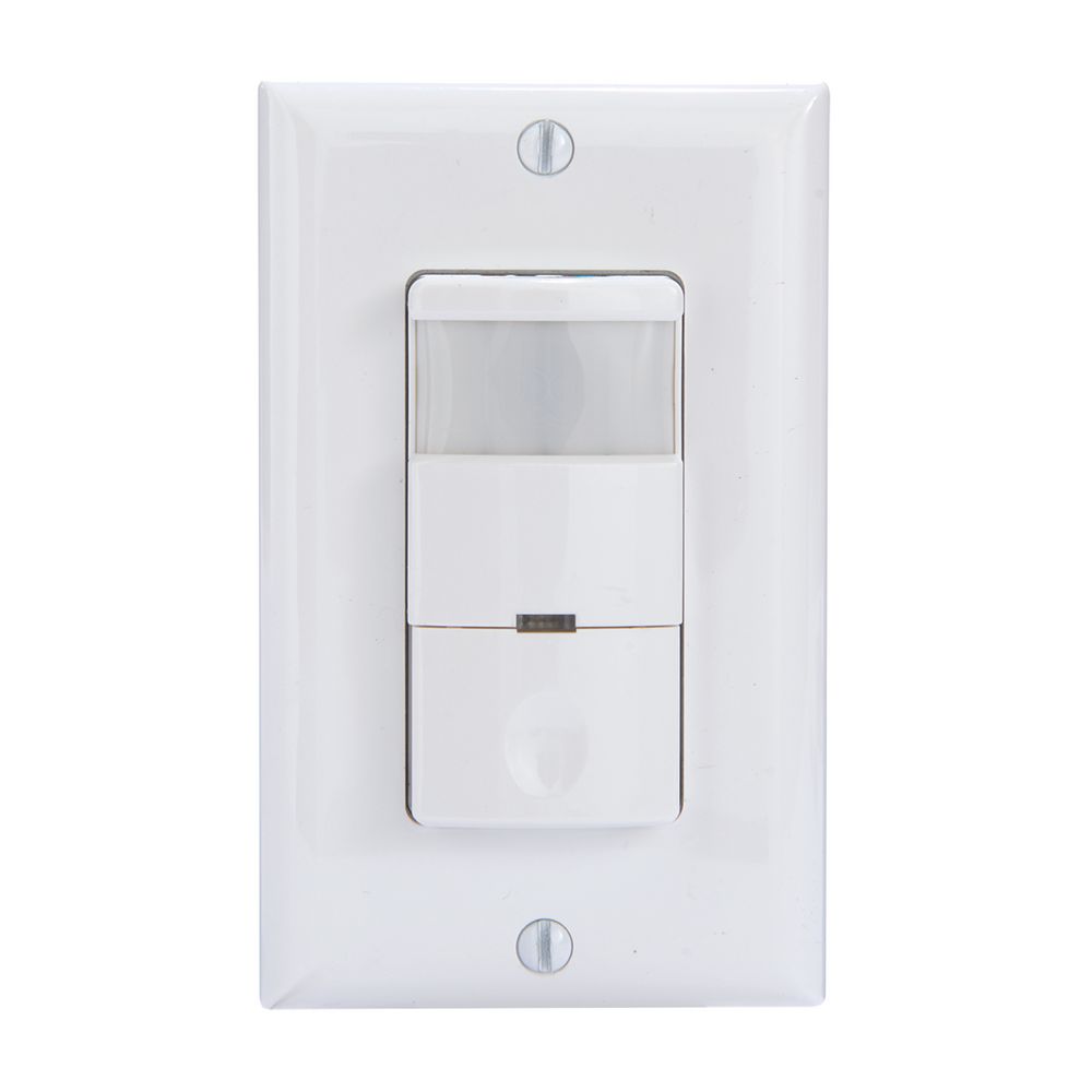 IOS-DOV-WH — Sensor de ocupación/desocupación PIR de pared, grado comercial, blanco