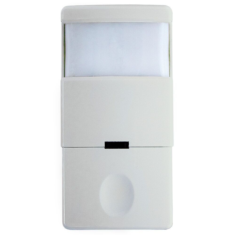 IOS-DOV-NL-WH — Sensor de ocupación/desocupación PIR de pared con luz nocturna, grado comercial, blanco