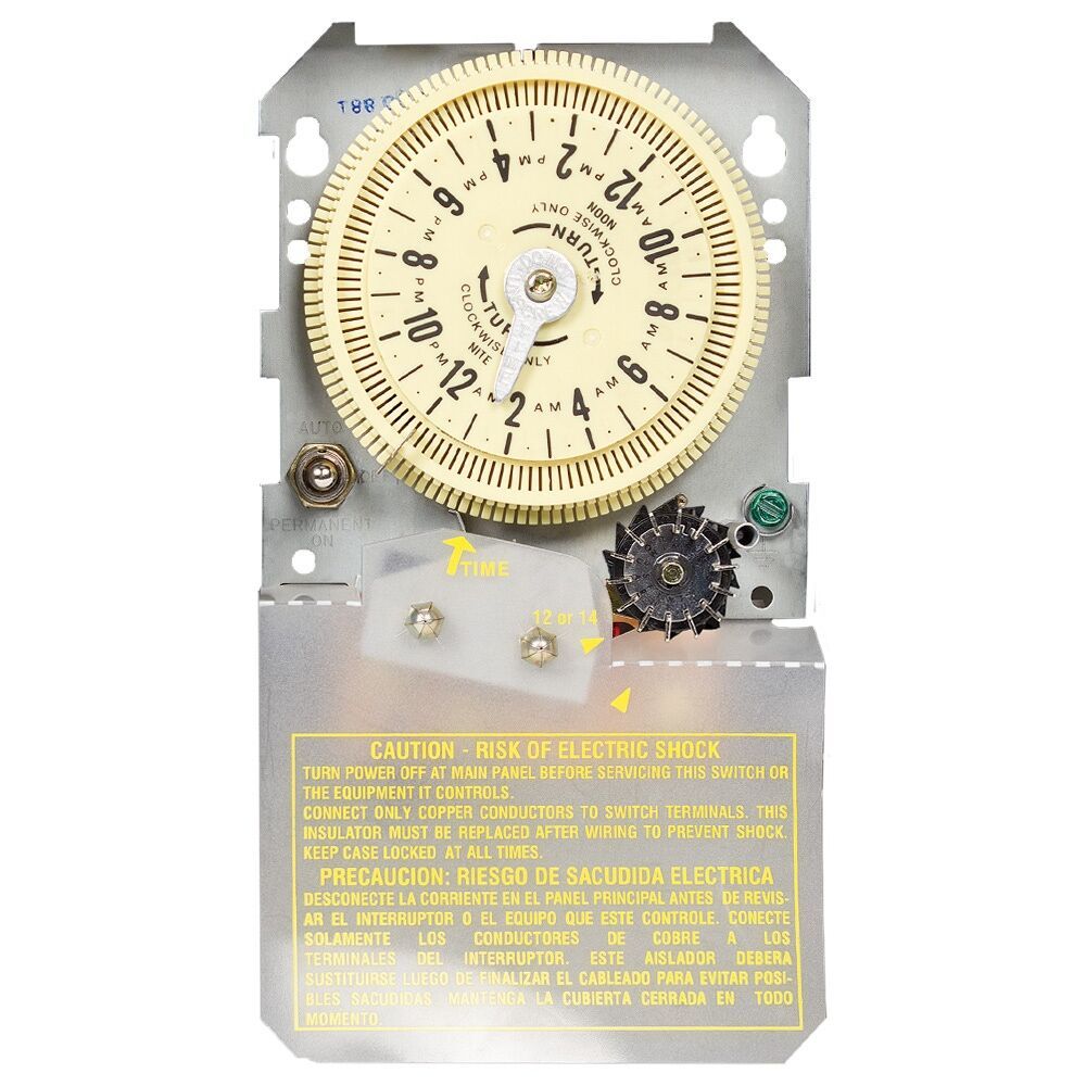 T8805M101C — Temporizador para riego/aspersores con omisor de 14 días - solo mecanismo