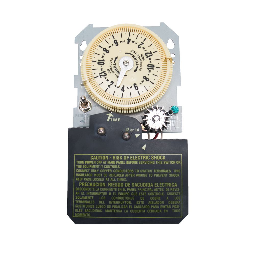 R8806M101C — Interruptor horario para riego/aspersores con omisor de 14 días - solo mecanismo