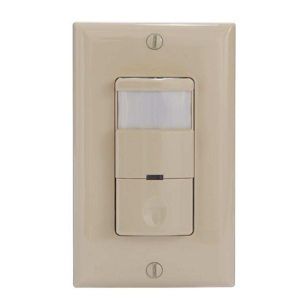 IOS-DOV-IV — Sensor de ocupación/desocupación PIR de pared, grado comercial, marfil