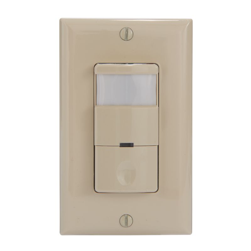 IOS-DOV-IV — Sensor de ocupación/desocupación PIR de pared, grado comercial, marfil
