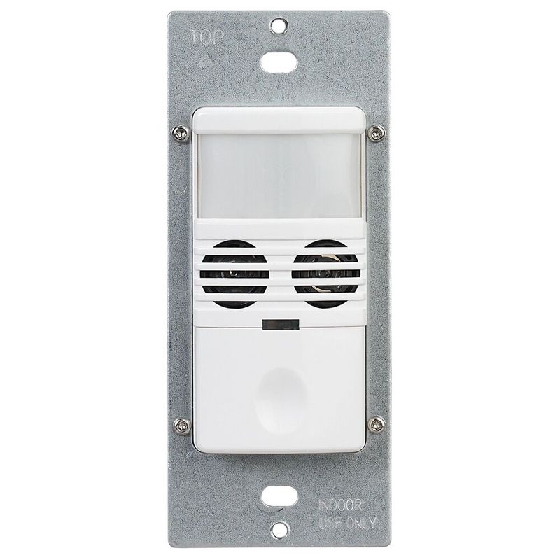 IOS-DOV-DT-WH — Sensor de ocupación/desocupación de doble tecnología de pared, grado comercial, blanco