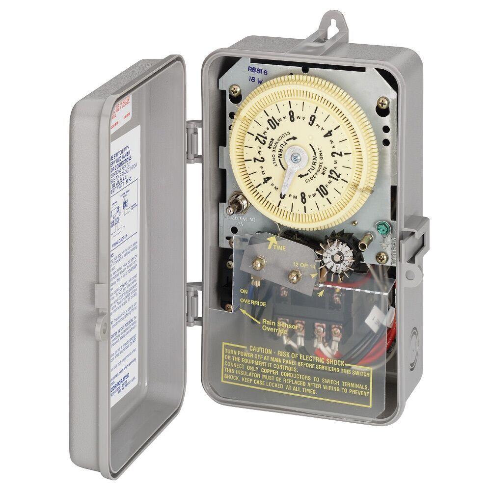 R8816P101C — Interruptor horario para riego/aspersores con omisor de 14 días