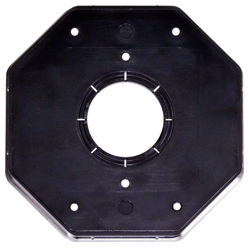 WP107 — Inserto redondo de dos unidades (2 gang), 1 3/8", 1 5/8", 1 3/4"