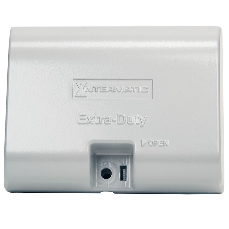 WP1010HMXD — Tapa de fundición a presión a prueba de intemperie en uso, servicio extra rudo, una unidad (1 gang), horizontal, 3.125", gris