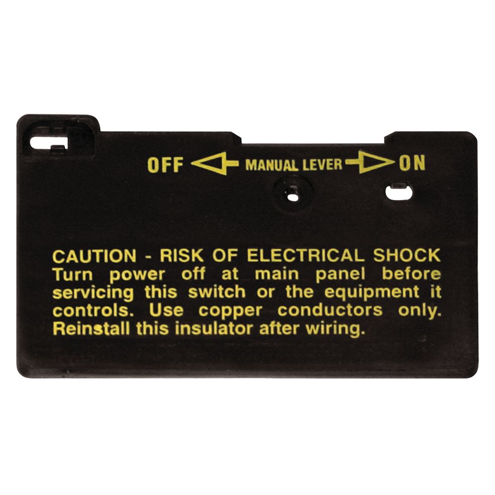 124T2411A — Aislador para interruptores de tiempo mecánicos - Paquete de 10