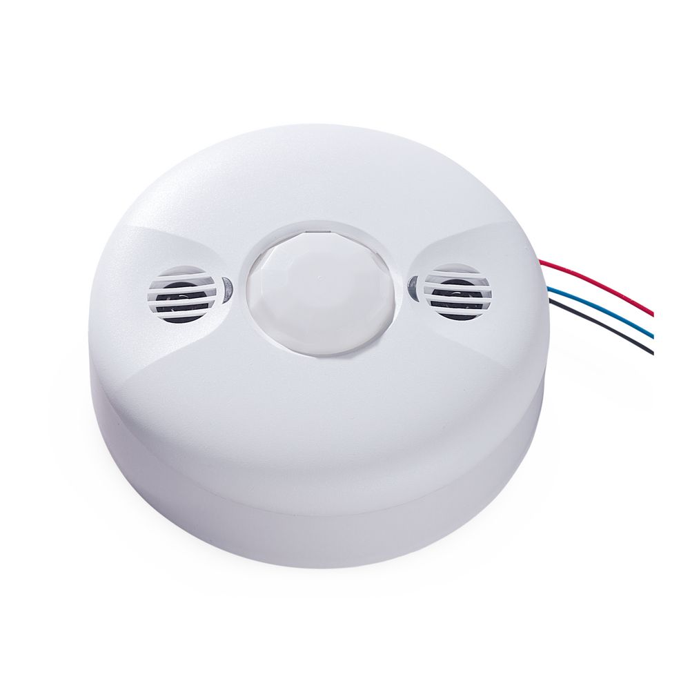 IOS-CMP-DT-LV — Sensor de ocupación/desocupación de doble tecnología para montaje en techo, bajo voltaje, grado comercial, blanco