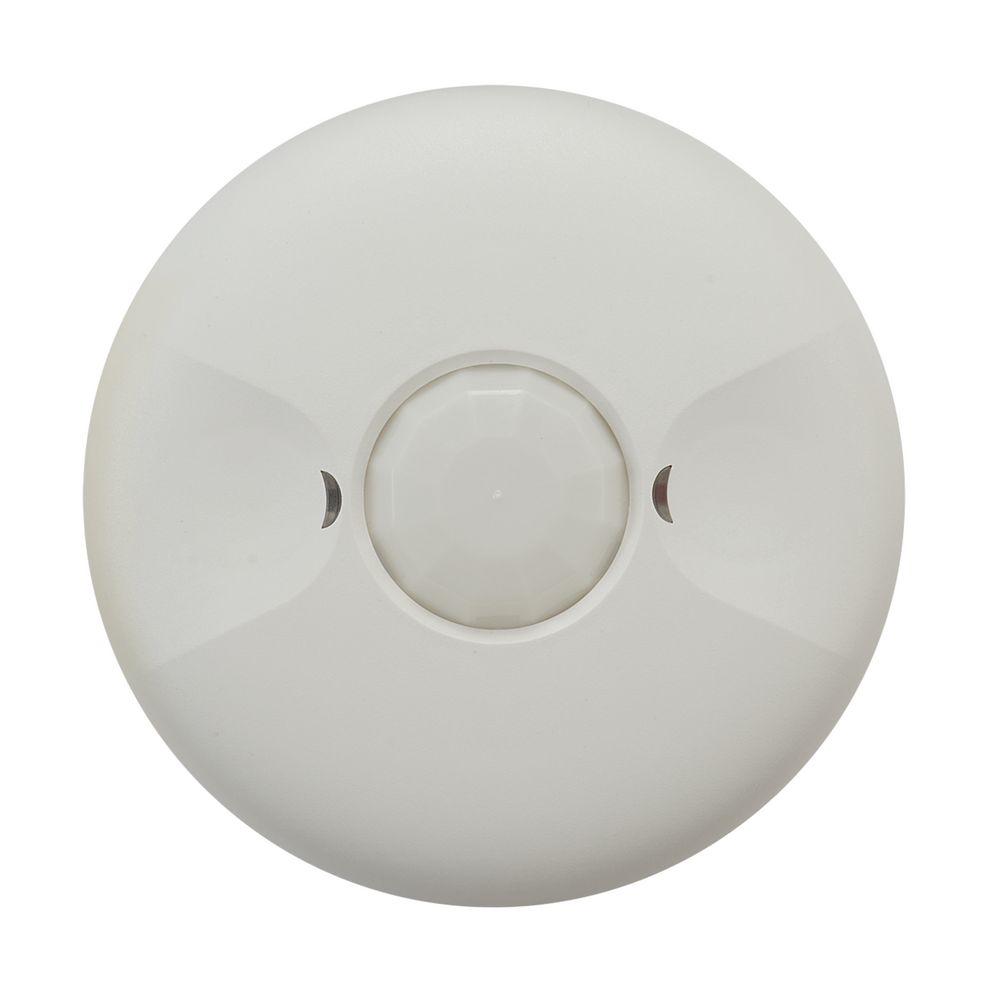 IOS-CMP-U — Sensor de ocupación PIR para montaje en techo, voltaje de línea, grado comercial, blanco