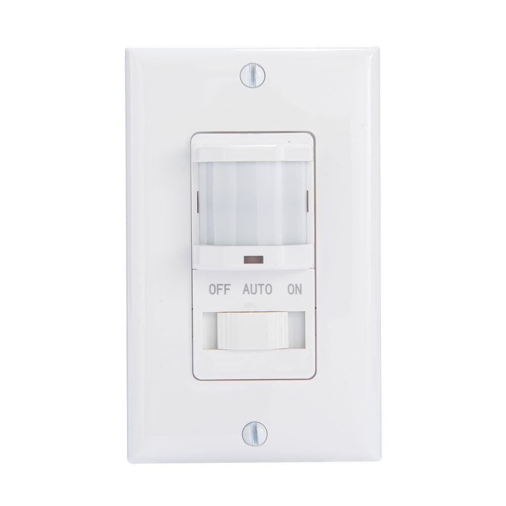 IOS-DSIF-WH — Sensor de ocupación PIR de pared, residencial, blanco