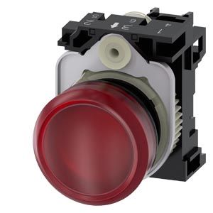 3SU11036AA201AA0 — Lámpara de señalización 22 mm redonda