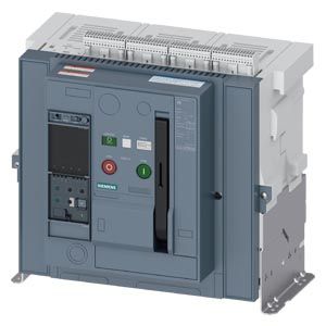 3WA12323LF020AA0 — Interruptor automático de bastidor abierto fijo TII, unidad de disparo electrónica ETU 600, tamaño 2