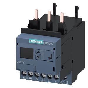 3RR22421FW30 — Relé de vigilancia de corriente, adosable a contactor