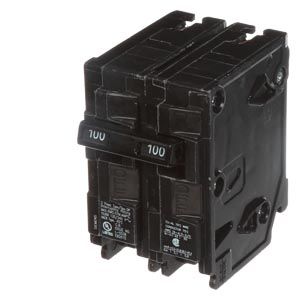 Q2100 — Interruptor termomagnético enchufable 2 polos 100 A 120/240 V 10 kA tipo QP