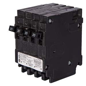 Q23030CT — Interruptor termomagnético combinado dos 30 A 1 polo y uno 30 A 2 polos 10 kA tipo QT