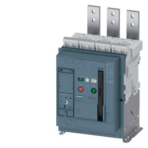 3WA11163AC030AA0 — Interruptor automático de bastidor abierto fijo, unidad de disparo electrónica ETU 300, tamaño 1