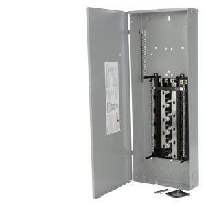 PW3054L3200CU — Centro de carga serie PL zapata principal 30 polos 54 circuitos 3 polos 4 hilos 200 A barra de cobre intemperie