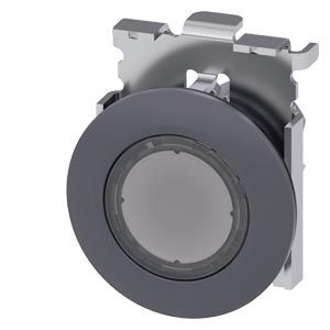 3SU10610JD700AA0 — Lámpara de señalización 30 mm redonda, frente metálico