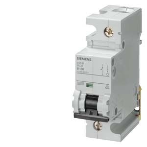 5SP41917 — Interruptor termomagnético riel DIN 1 polo 100 A curva C 10 kA