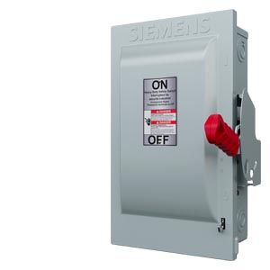 HNF363 — Interruptor de seguridad sin fusible 3 polos 100 A 600 V servicio pesado NEMA 1