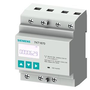 7KT1665 — Medidor de energía PAC1600 trifásico 80 A con comunicación Modbus