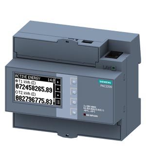 7KM22002EA401EA1 — Medidor SENTRON PAC2200 medición directa hasta 80 A, Modbus TCP/IP Ethernet, web server, precisión 1%