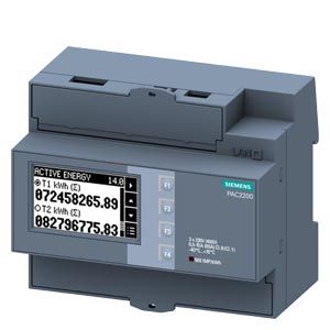 7KM22002EA401DA1 — Medidor SENTRON PAC2200 medición directa hasta 80 A, Modbus RTU RS485, web server, precisión 1%