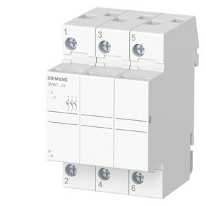 3NW7333 — Base portafusibles para cartuchos cilíndricos SENTRON