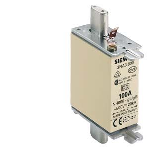 3NA3830 — Cartucho fusible NH tipo cuchilla, tamaño NH000