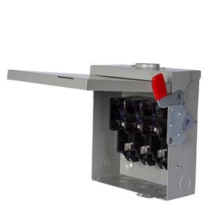 GNF326A — Interruptor de seguridad sin fusible 3 polos 600 A 240 V 3 hilos NEMA 1