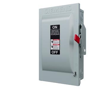 GNF323A — Interruptor de seguridad sin fusible 3 polos 100 A 240 V uso general NEMA 1