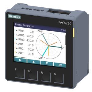 7KM42200BA011EA0 — Medidor SENTRON PAC4220 96x96 mm con display TFT a color, PMD-III, clase 0.2, 690/400 V, X/1 A o X/5 A
