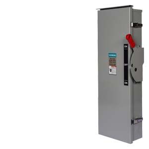 DTNF361 — Interruptor de transferencia doble tiro sin fusible 30 A 3 polos 600 V 3 hilos NEMA 1