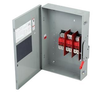 HNF365A — Interruptor de seguridad sin fusible 3 polos 400 A 600 V servicio pesado NEMA 1