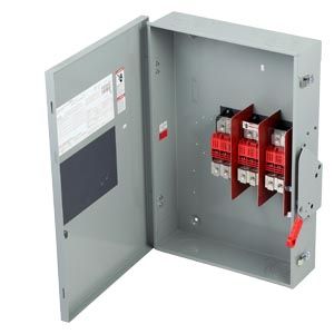 HNF366A — Interruptor de seguridad sin fusible 3 polos 600 A 600 V servicio pesado NEMA 1