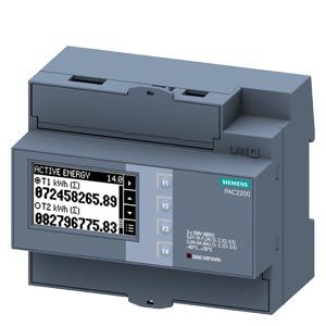 7KM22002EA301DA1 — Medidor SENTRON PAC2200 entradas TC X/1 A o X/5 A, Modbus RTU RS485, web server, precisión 1%