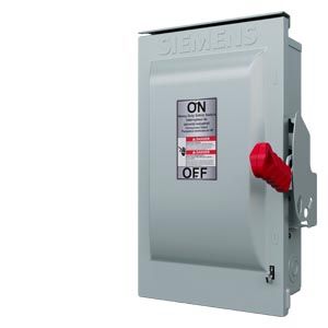 HNF363R — Interruptor de seguridad sin fusible 3 polos 100 A 600 V servicio pesado NEMA 3R