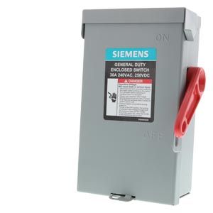 GF321NA — Interruptor de seguridad fusible Serie A 3 polos 4 hilos