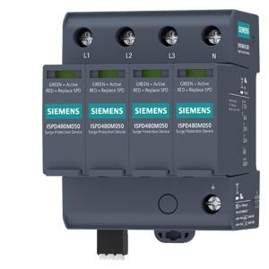 ISPD4804050R — Supresor de sobretensión ISPD tipo 1 UL 1449, 4 polos, 480 V CA nominal, 550 V por fase