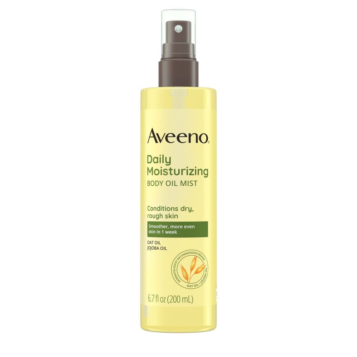Aveeno Daily Moisturizing Oil Mist for Rough Sensitive Skin with Oat and Jojoba Oil